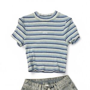 URBAN OUTFITTERS BDG STRIPED CROP TOP